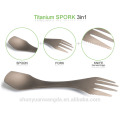 3 in 1 Titanium Spork, Titanium Spoon for Titanium Camping